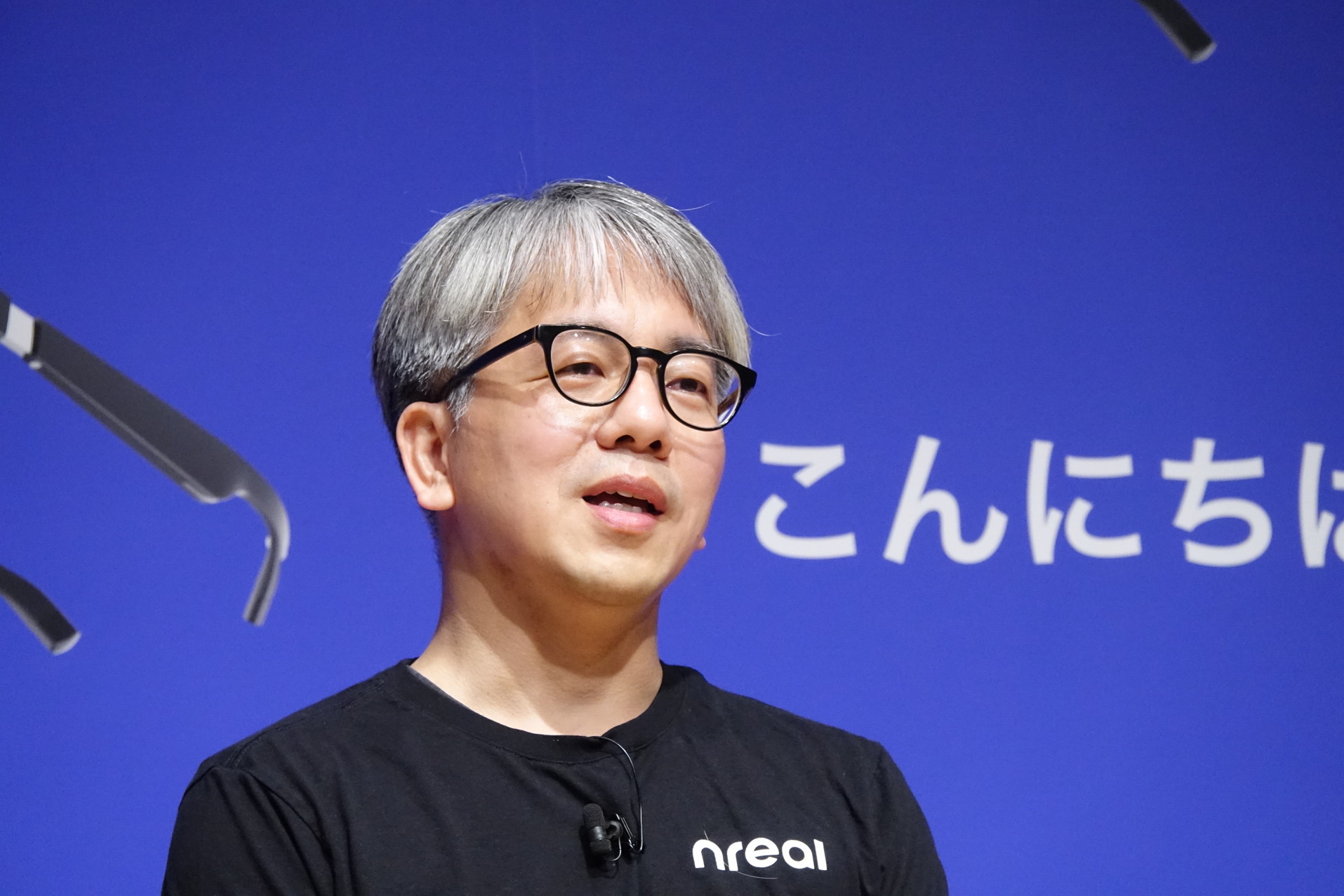 左＝日本Nreal　呂氏。右＝同 下高原沙也佳氏