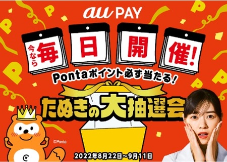 たぬきの大抽選会