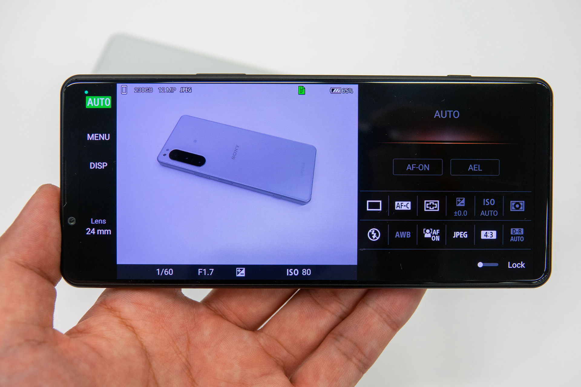 標準カメラアプリ「Photography Pro」