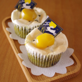 ホットケーキミックスでマシュマロと抹茶のお月見ケーキ