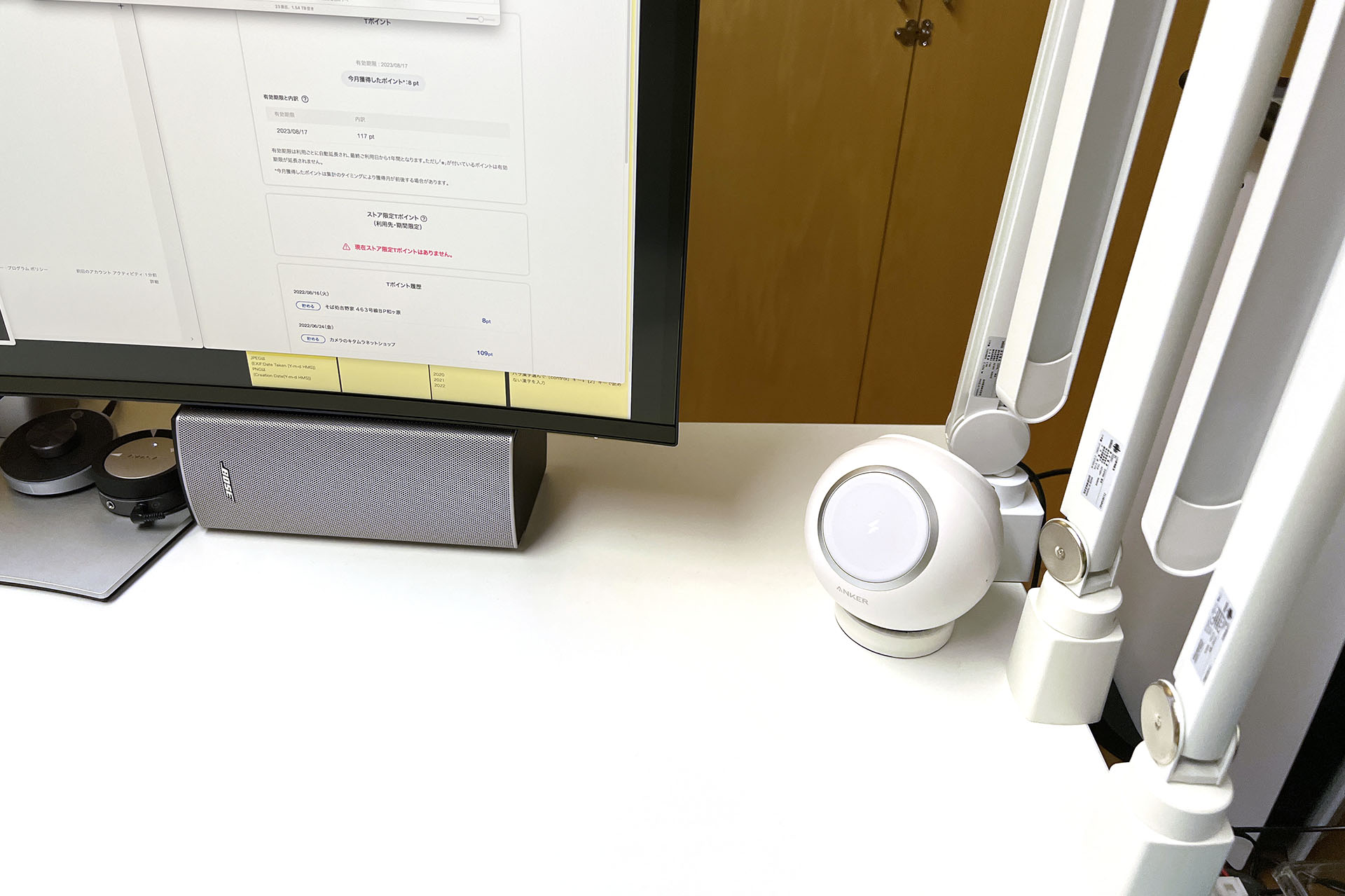 Mac Studioが空中浮遊していたスペースが空いた！　スッキリ～♪