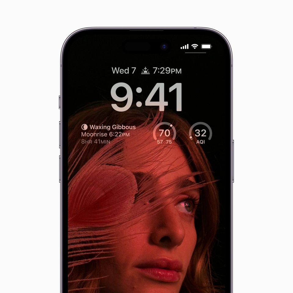 アップルから「iPhone 14 Pro」、新たなデザインのインカメラ