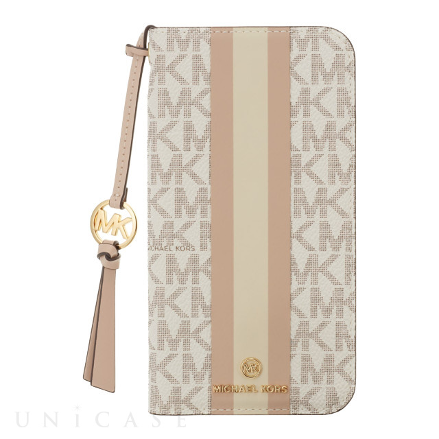 Folio Case Stripe with Tassel Charm for MagSafe (Vanilla)