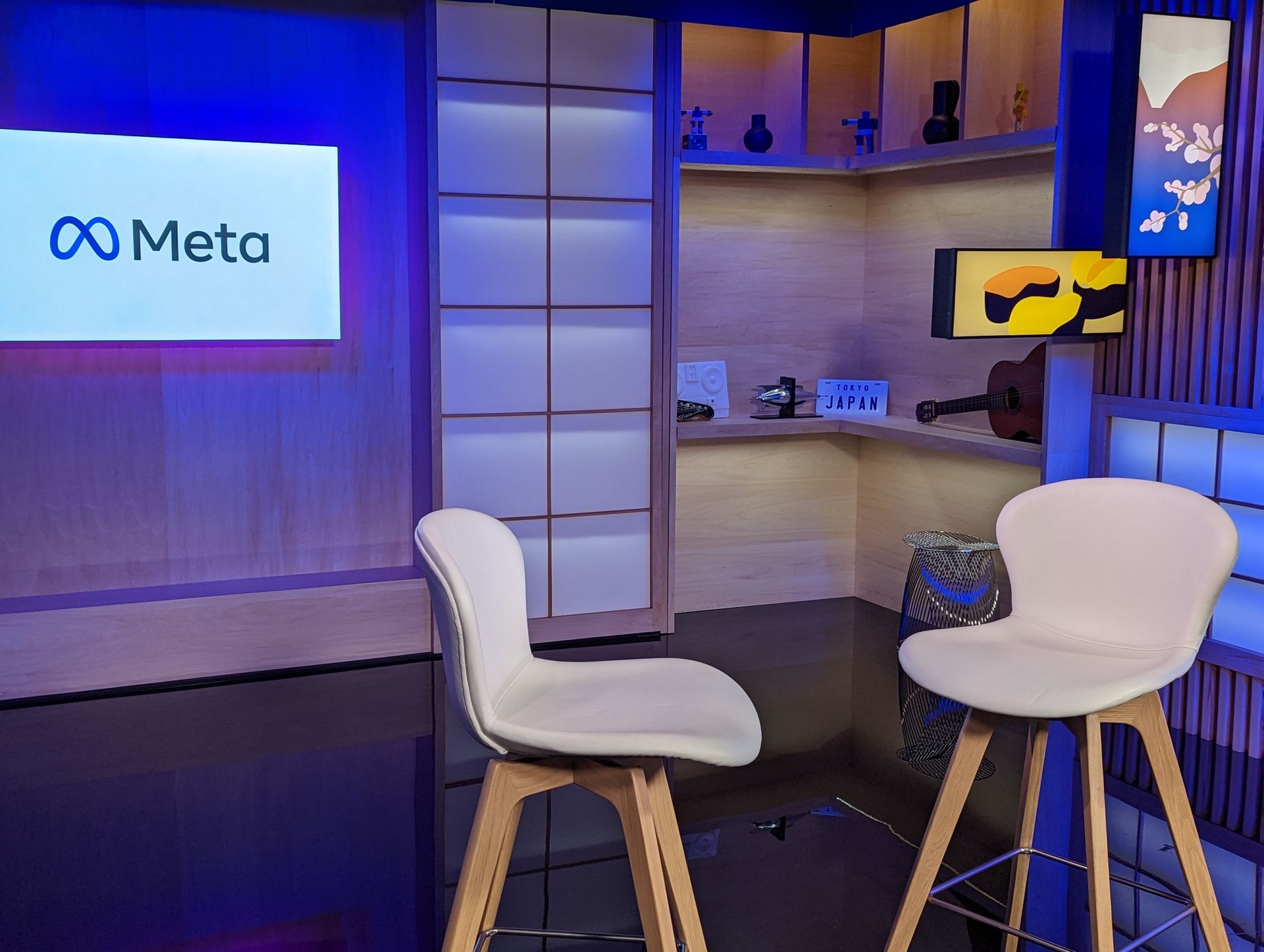 動画撮影用のスタジオ