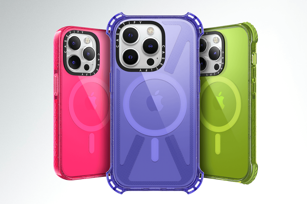 （左）インパクトケース／（中）バウンスケース／（右）ウルトラ インパクト ケース