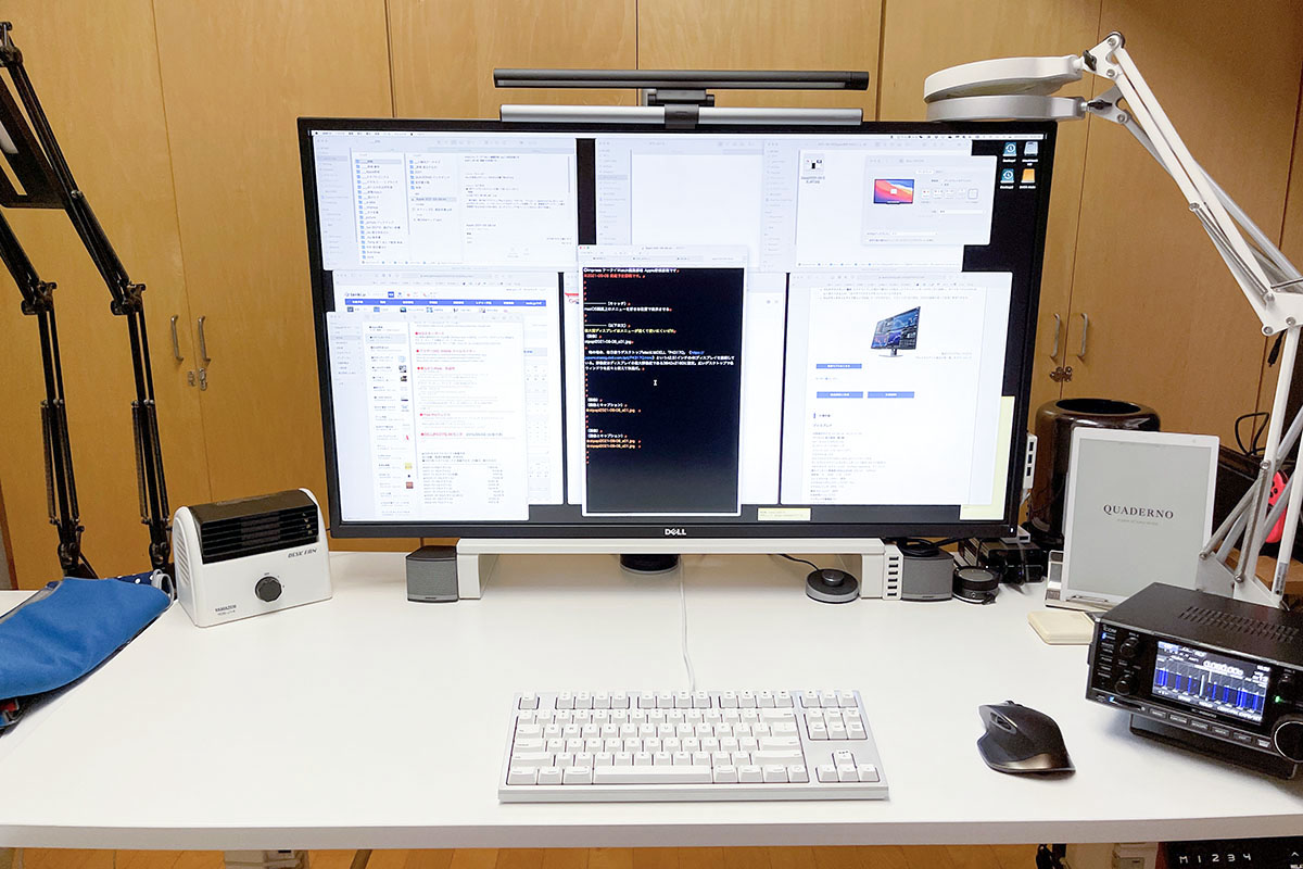 ちなみにコチラはそれ以前に使っていた4Kディスプレイ