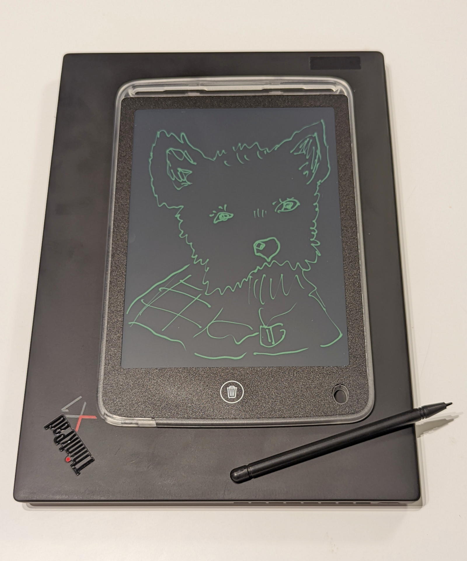 黒背景な環境なら模写の状態も見やすい