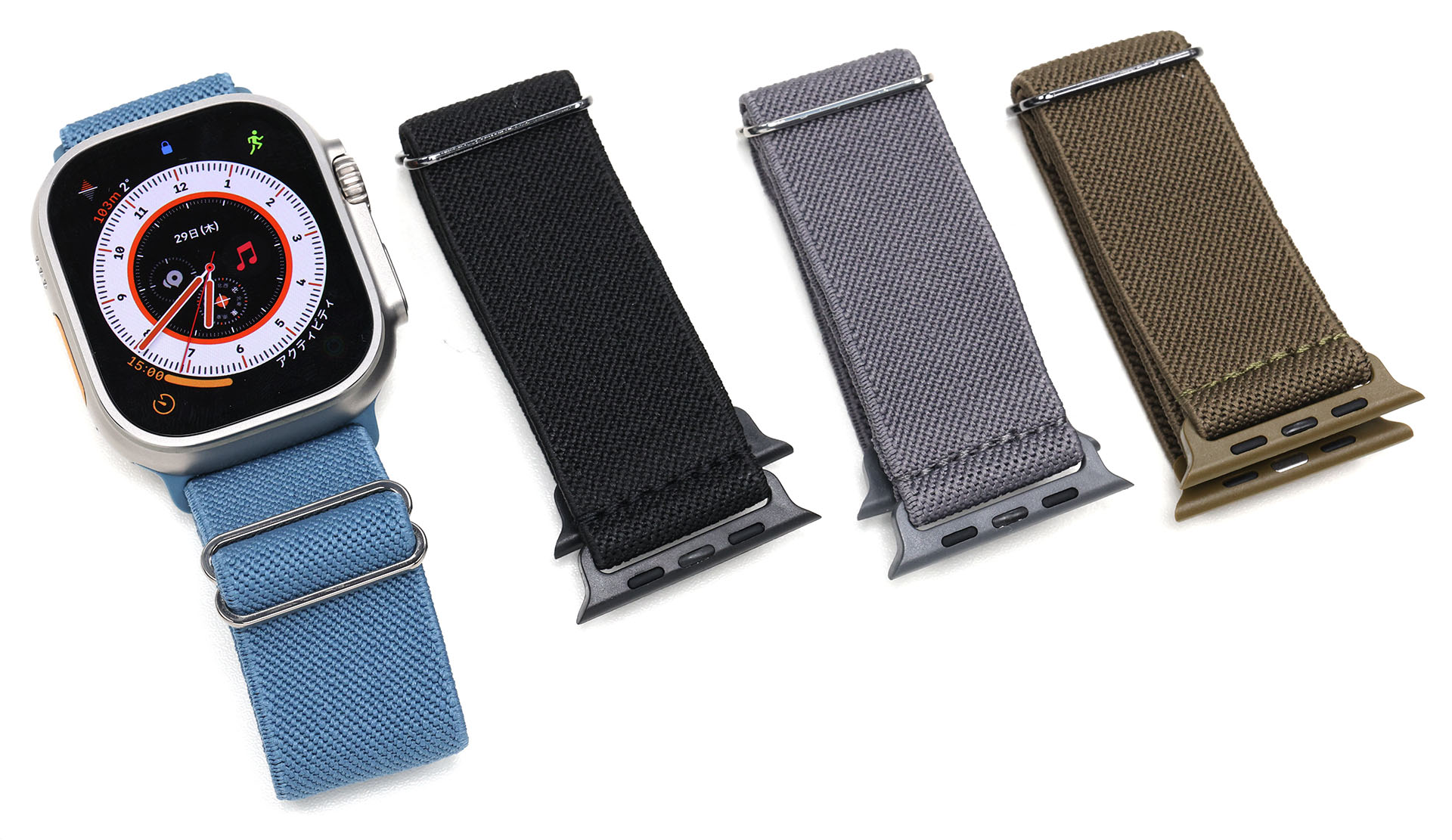 <a href="https://amzn.asia/d/2iVZ4Wa" class="strong bn" target="_blank">CCnutriブランド品</a>（1796円）。4本セットでこのお値段なので試しに買ってみたらフツーにフツーであった。伸縮バンドで使いやすい。ちょっと細いかもしれないが、まあこれはコレで実用的だと感じられる。