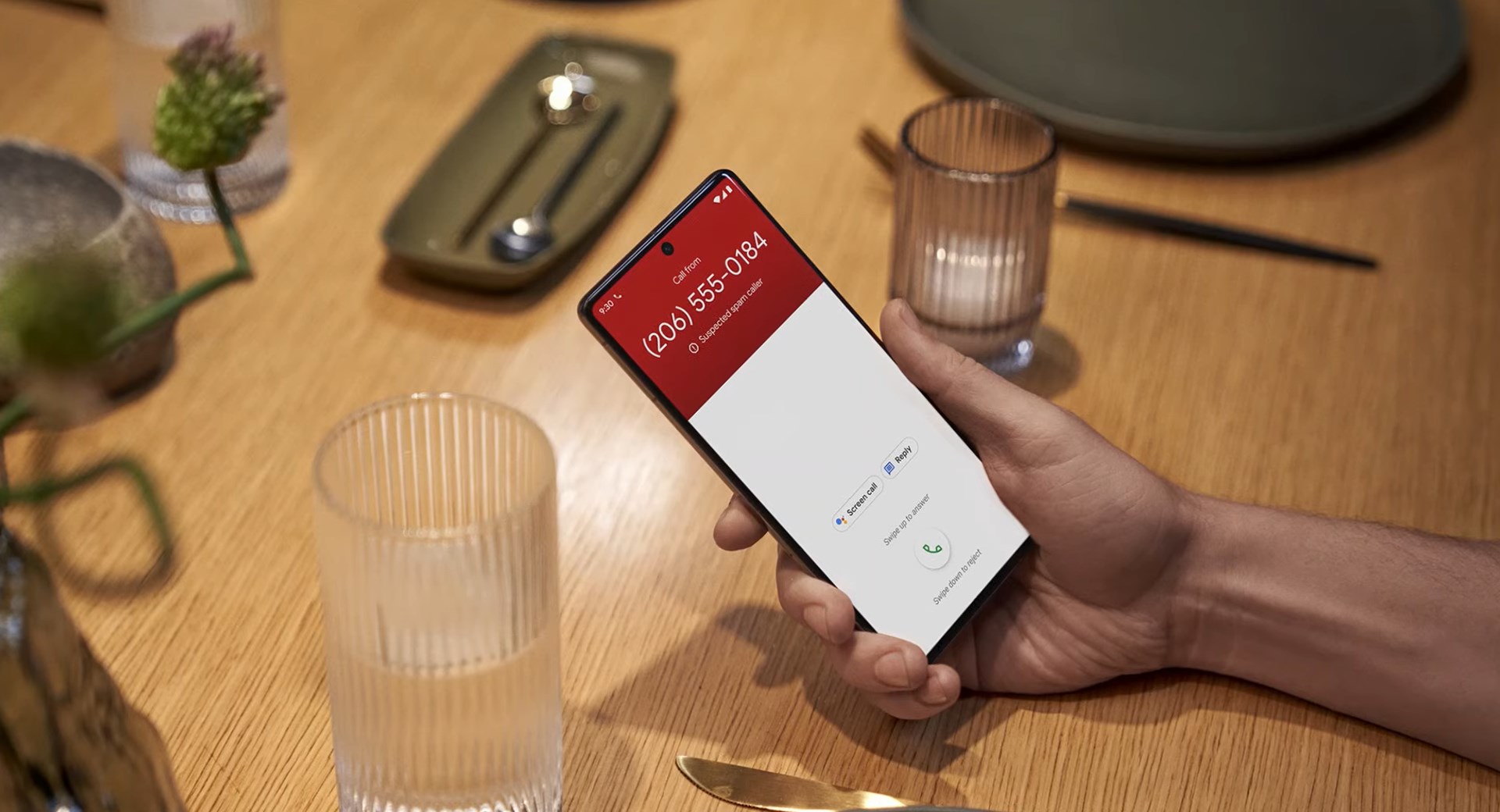 電話機能やUI、迷惑電話をユーザーに知らせる機能