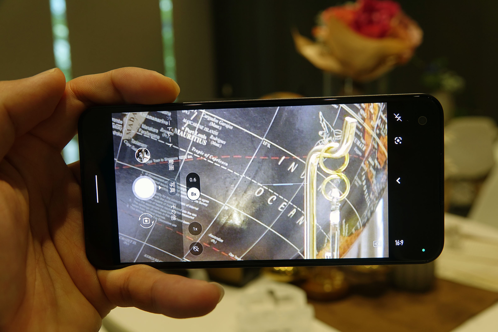 最大8倍までデジタルズームできる