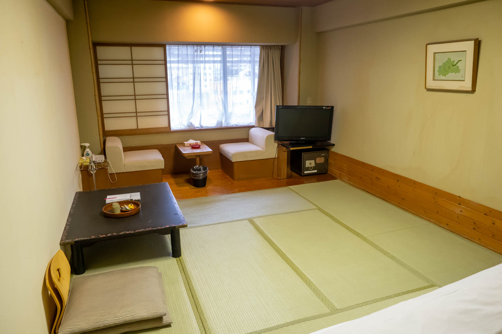 今回宿泊した宿では、和室タイプを選択