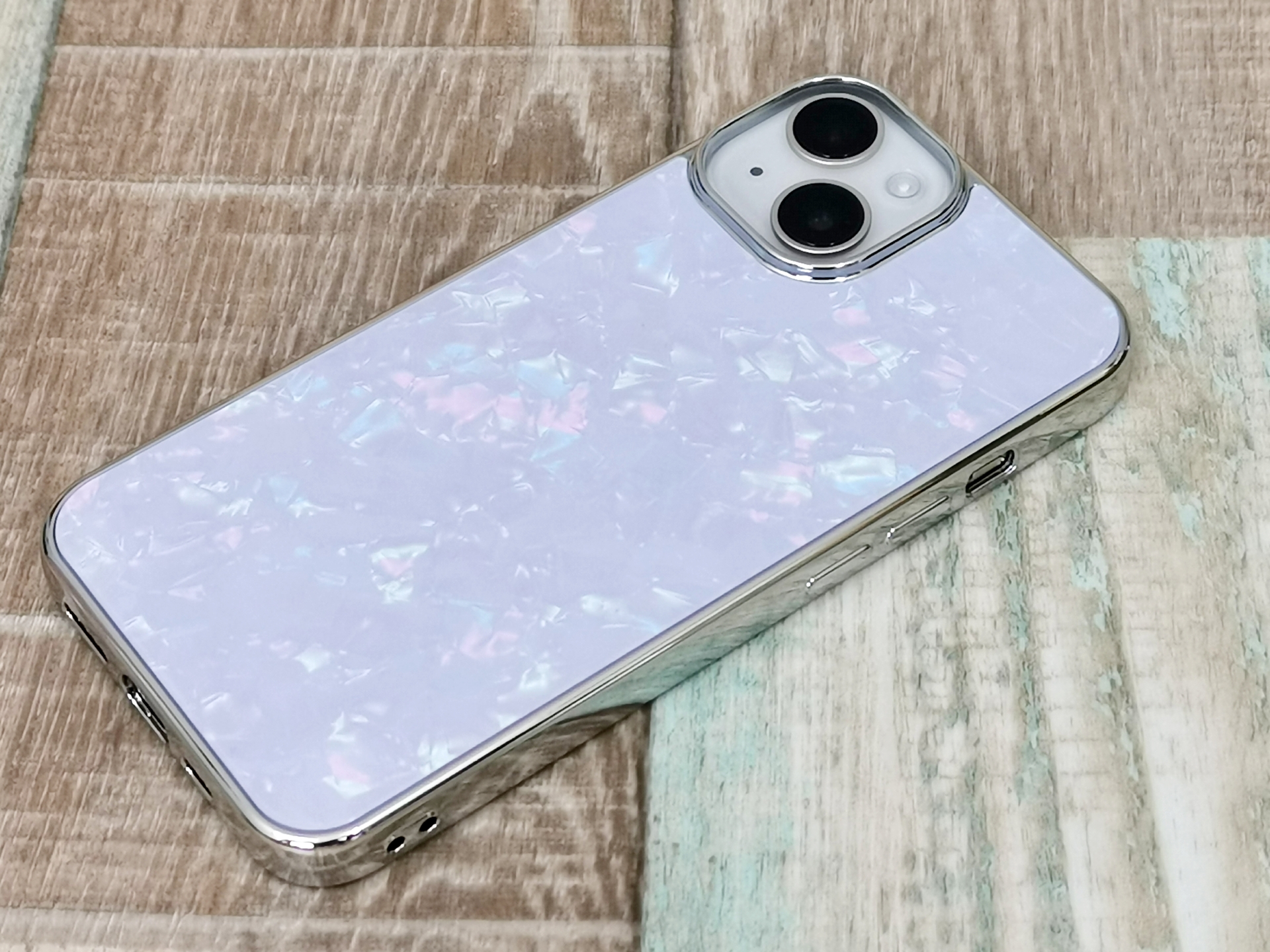 Glass Shell Case lilac