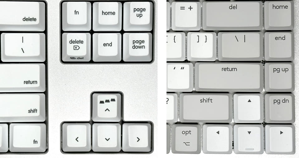 Appleデバイス向けメカニカルキーボード、ワイヤレスでコンパクト