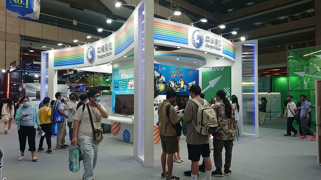 中華電信ブース