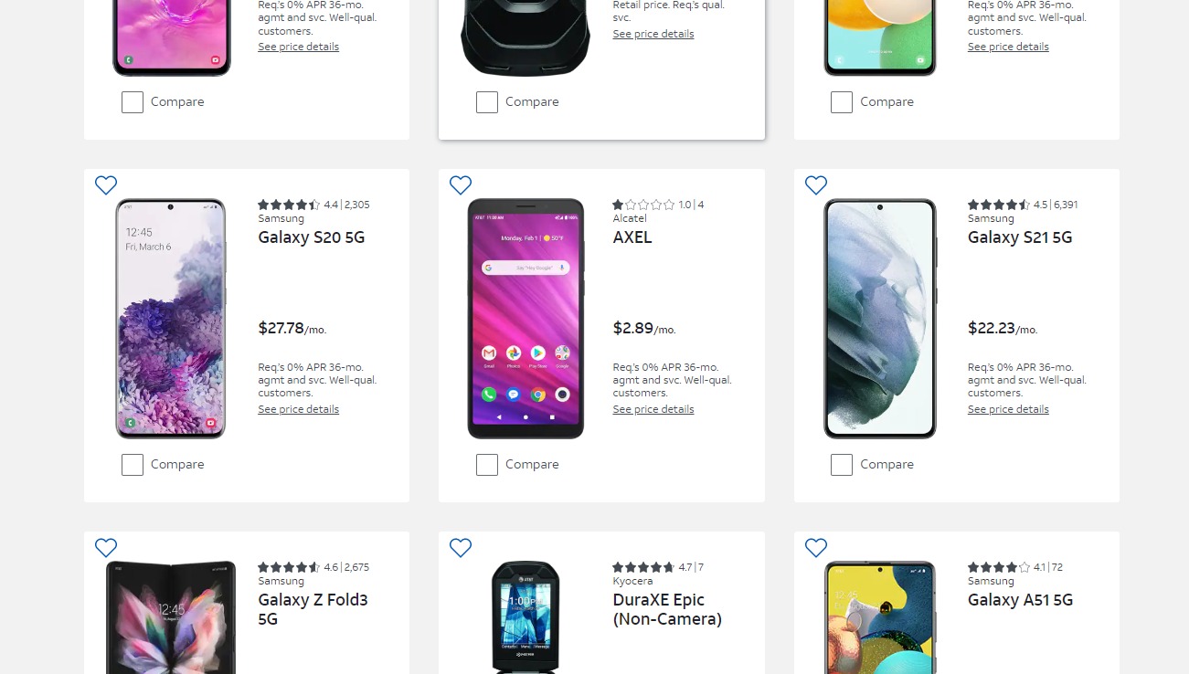 AT&TのWebサイトより引用