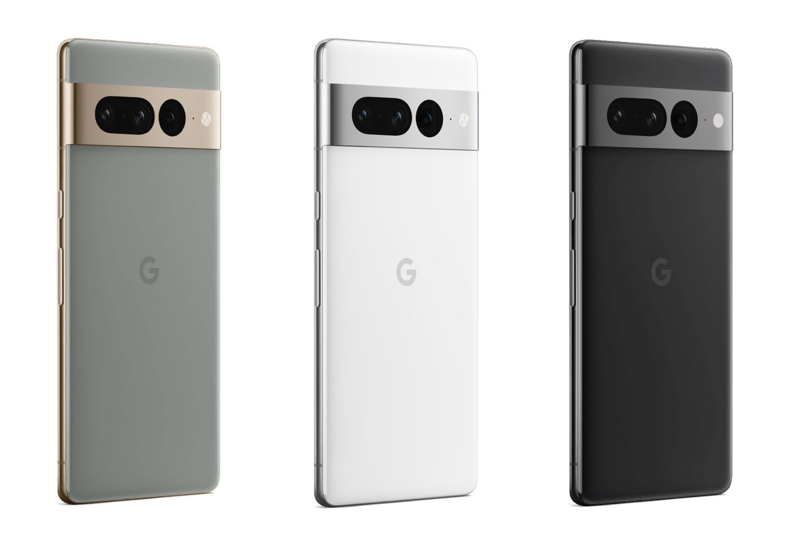 「Pixel 7 Pro」はHazel、Snow、Obsidianの3色展開。Hazelのみ容量は128GBで、価格は12万4300円。SnowとObsidianは128GBと256GBがあり、128GBが12万4300円、256GBが13万9700円