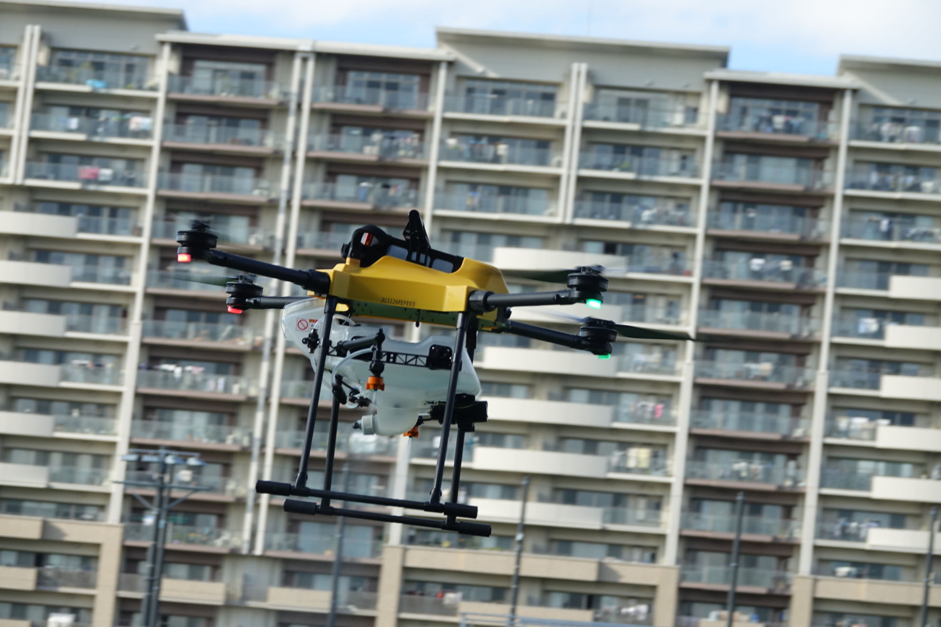 散布が不必要なエリアでは、散布を中止