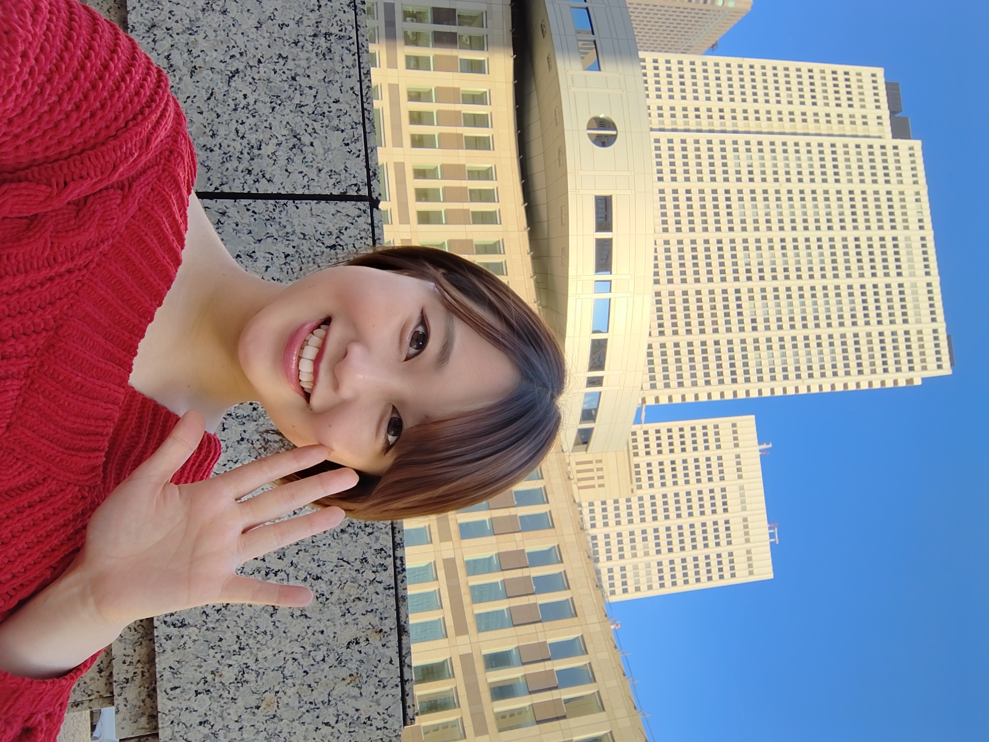 インカメラで撮影