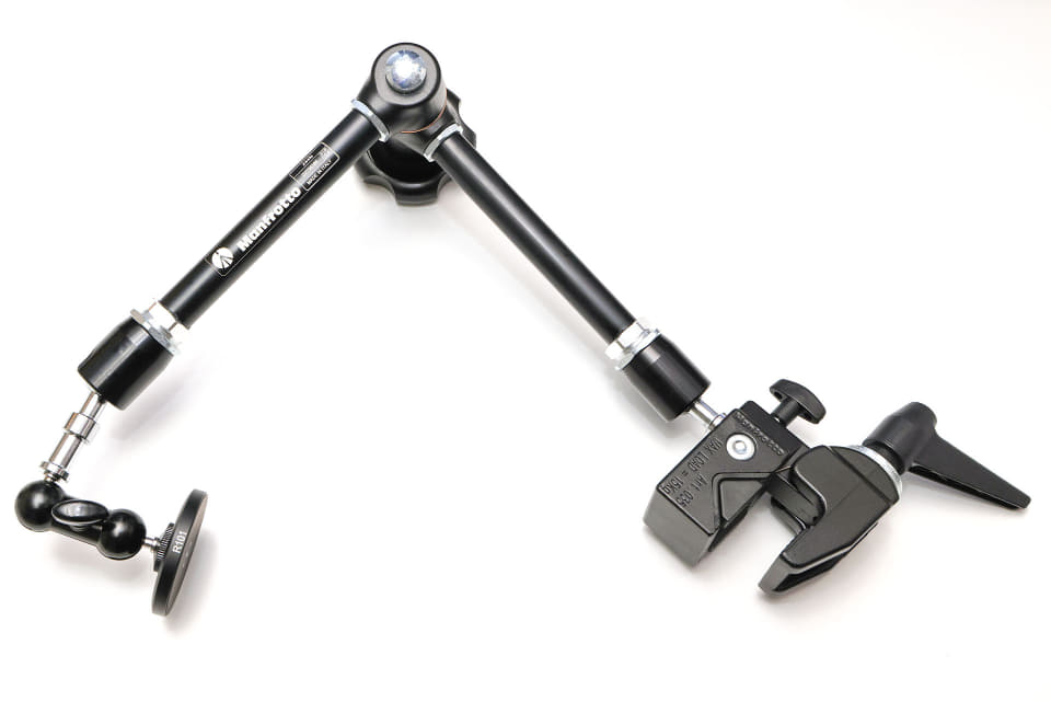 Manfrotto アーム 244N + クランプ 035 +カメラブラケット
