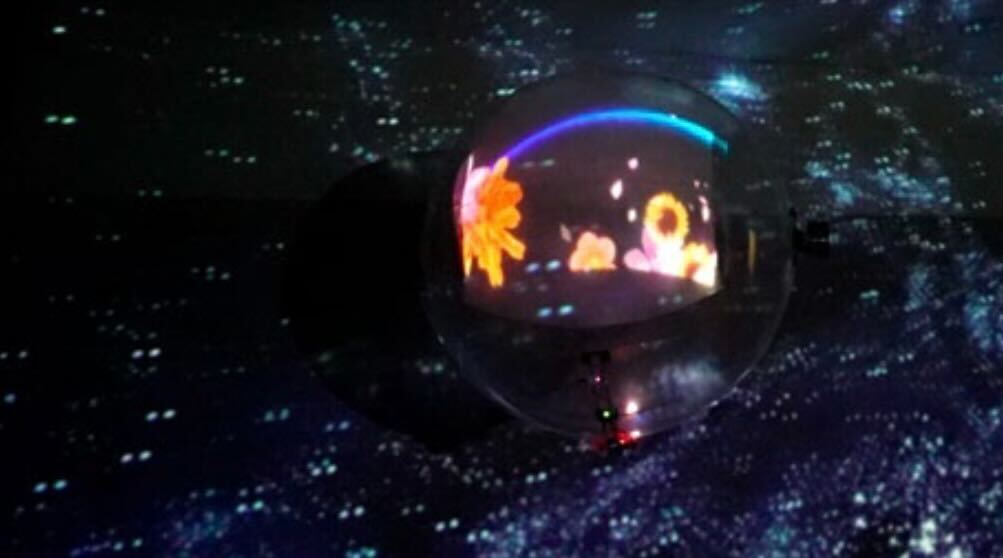 プロジェクションマッピングとの組み合わせ