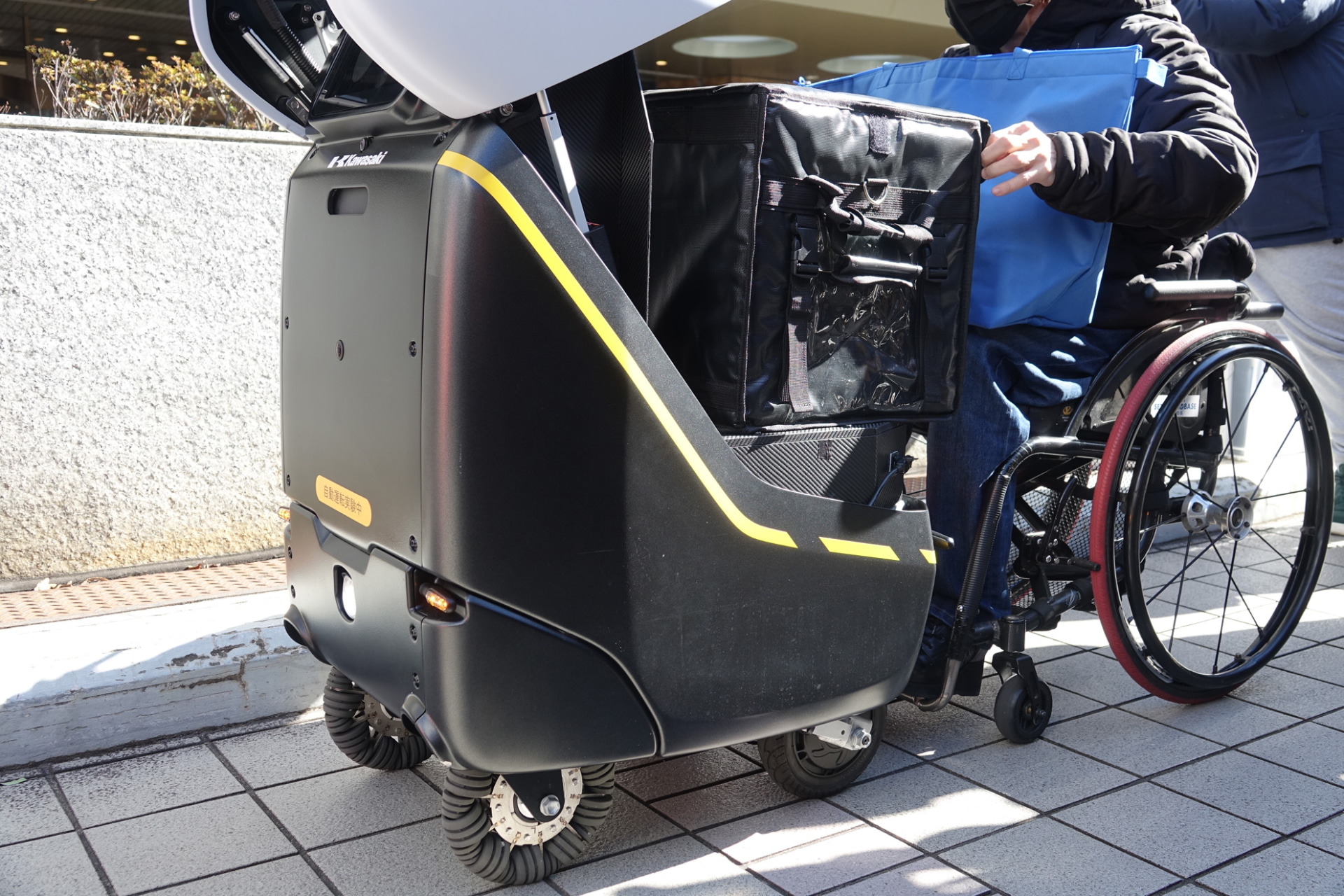 車椅子のユーザーでも取り出せる高さ