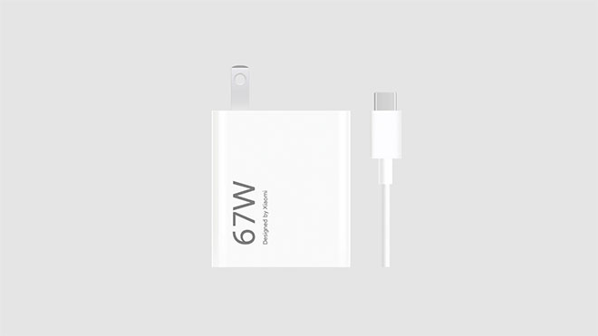 67Wの急速充電器