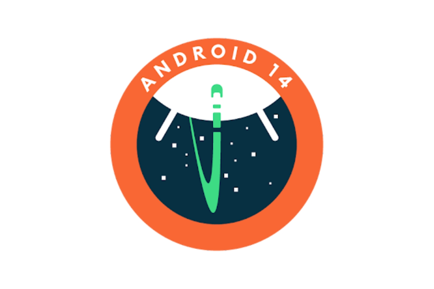 Android 14のロゴ