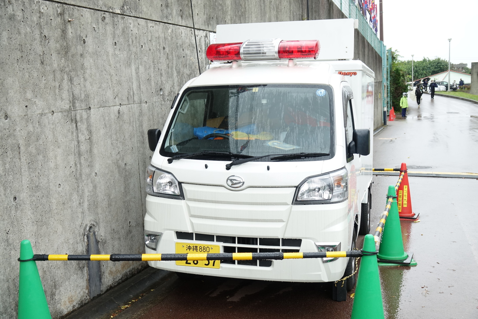 キャリー5Gの運搬車兼電源車