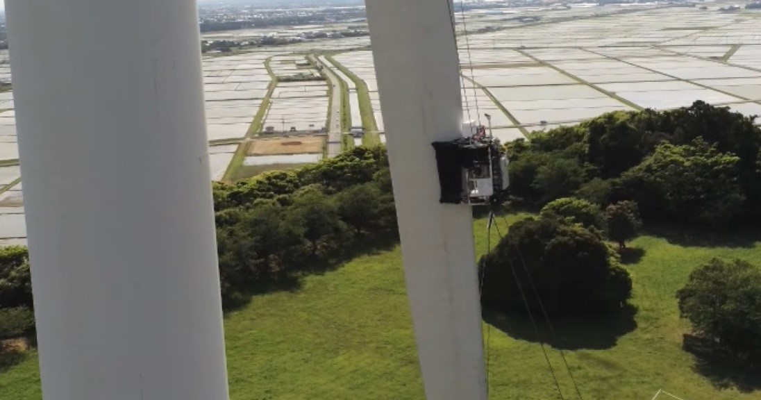 風力発電機向け点検・補修ロボットイメージ