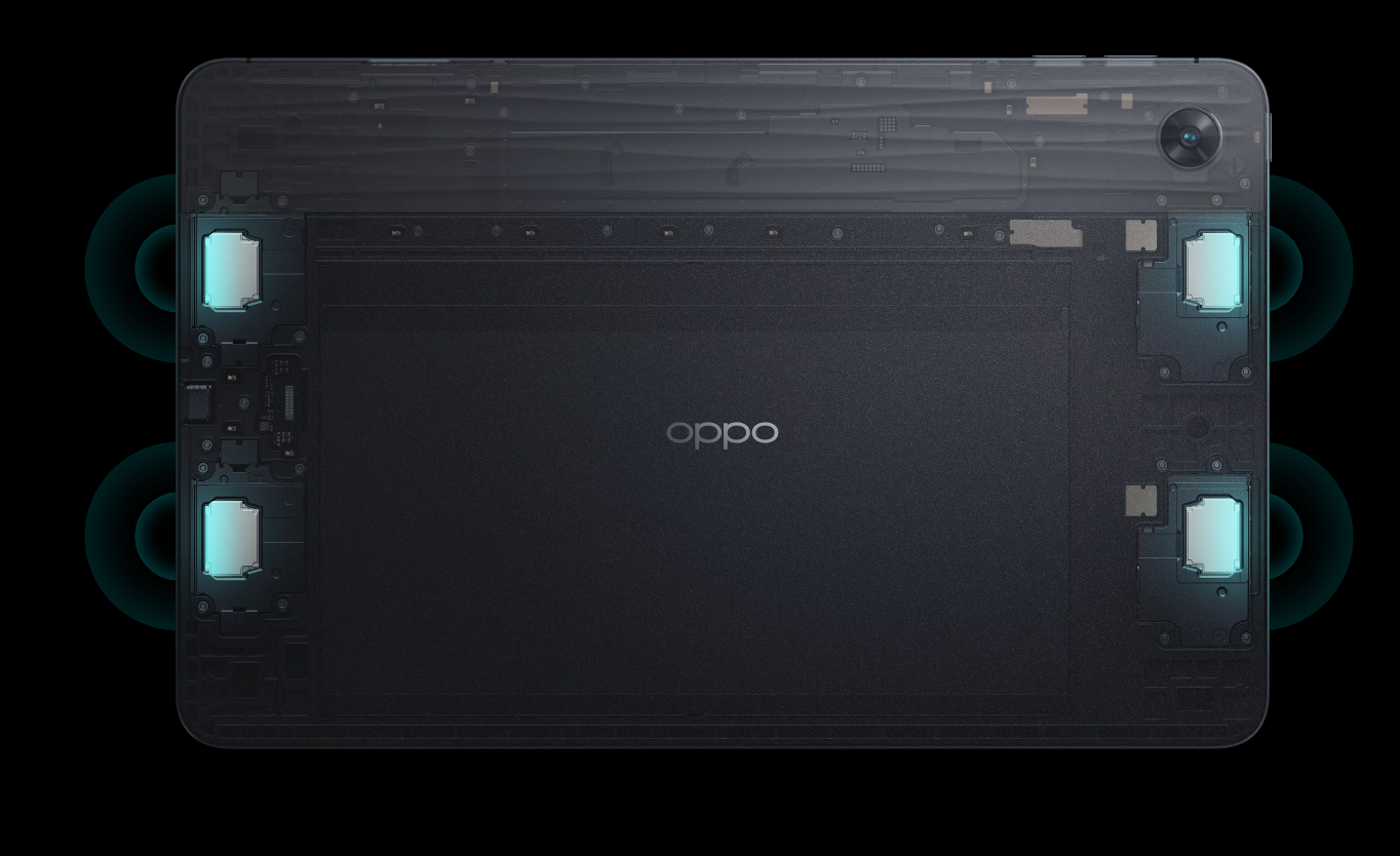 OPPOのホームページによれば、スピーカーの付いているのはこの4箇所らしいのだが、とにかくこの、スピーカーからの音の広がりが素晴らしい！　ああ、早く野球シーズンになってこの画面で中継が見たい！