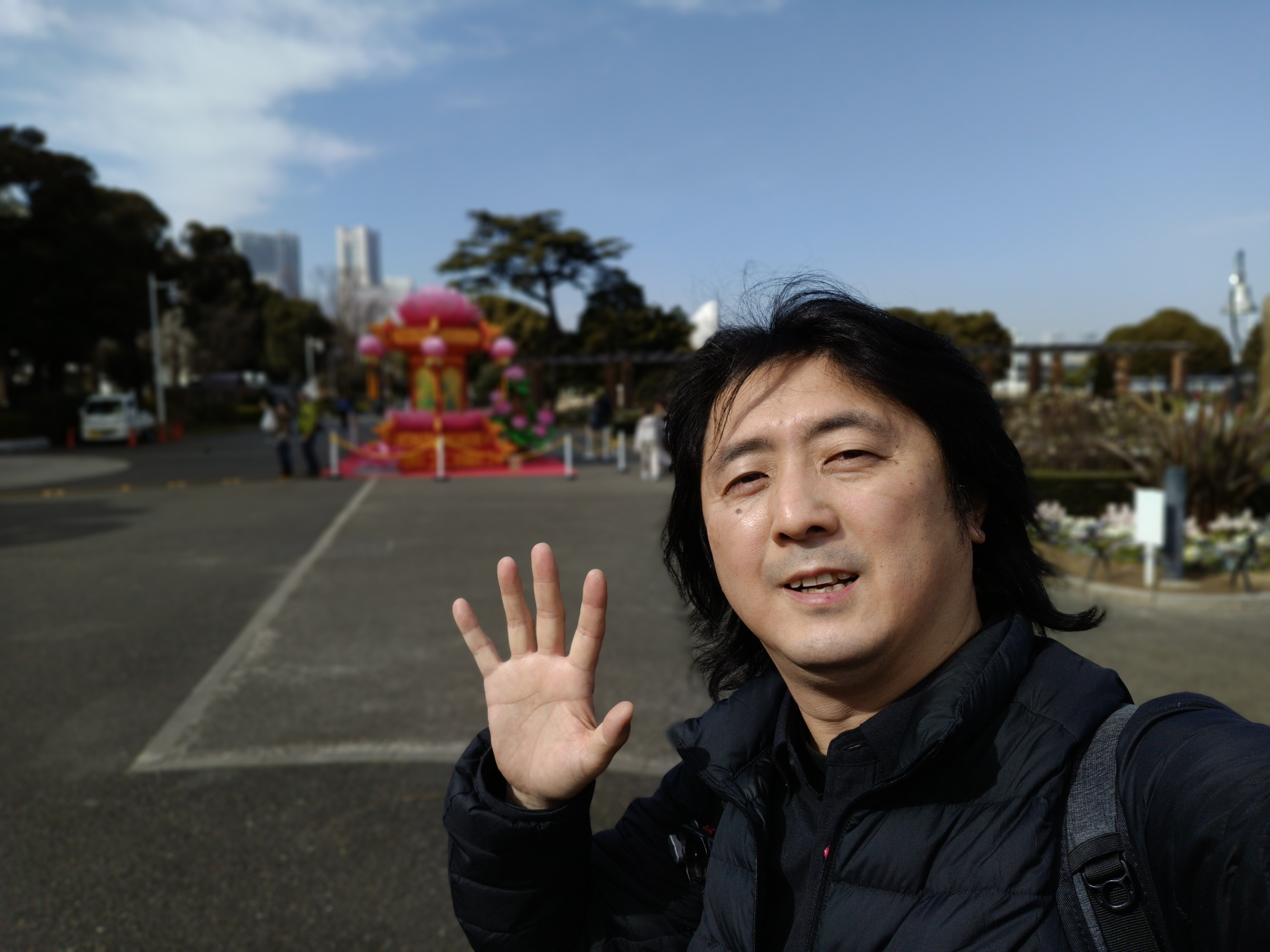 ポートレートモードで撮影