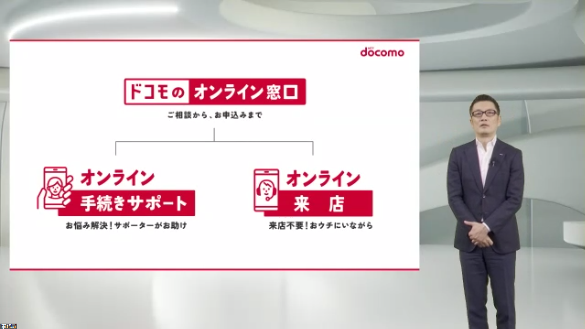 ドコモ オンラインCX部長の岡 慎太郎氏