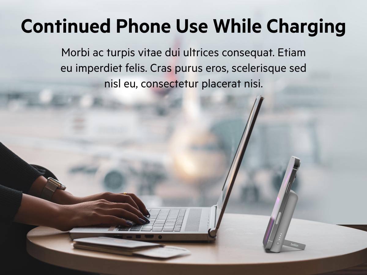 「Belkin BOOST↑CHARGE　Magnetic Wireless Battery 5000」