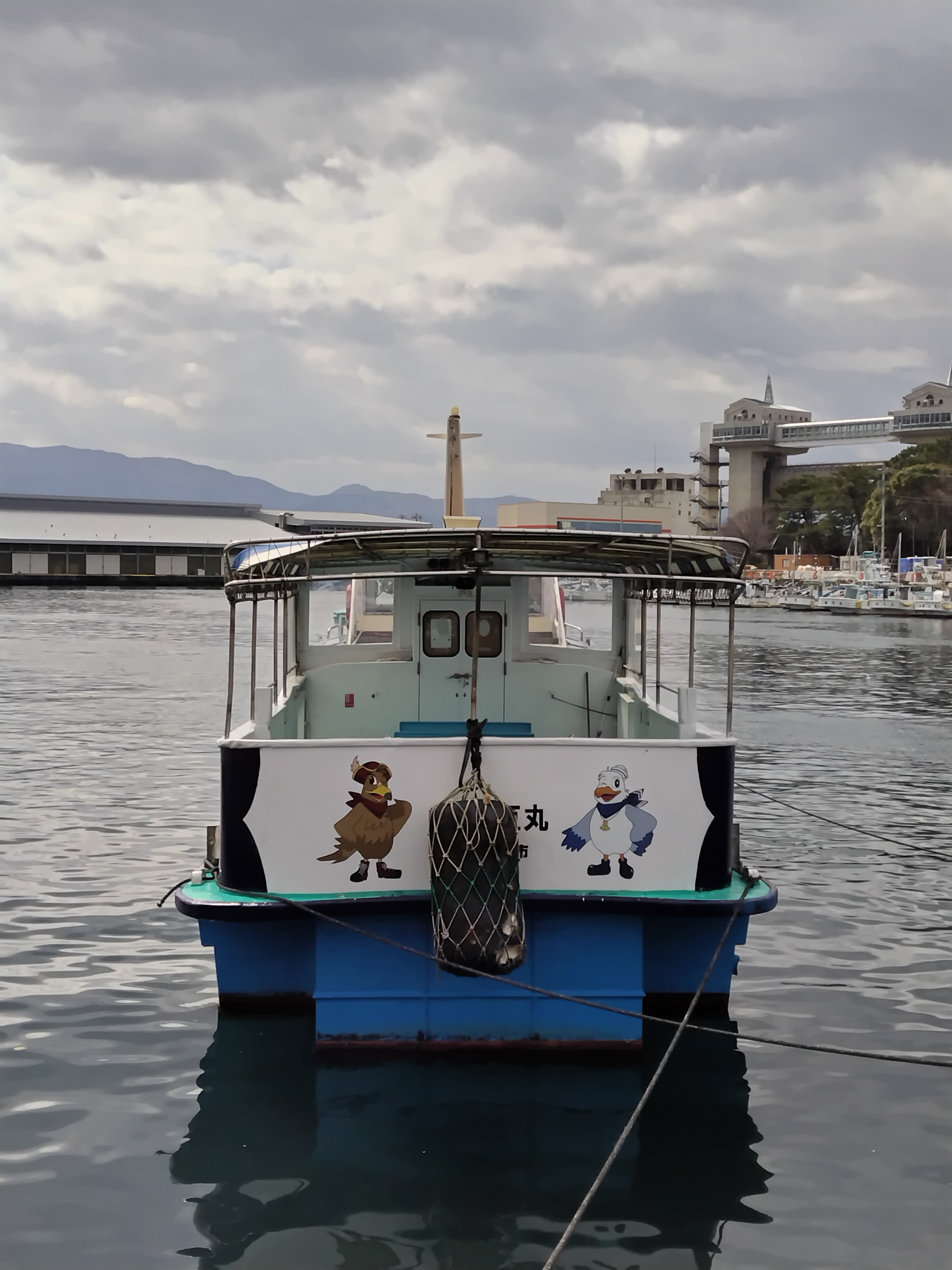 港内に浮かぶ遊覧船を2倍で撮影したが、大型センサーからの切り出しなので画質は良好だ。曇天の難しい色合いもちゃんとキャプチャーできた