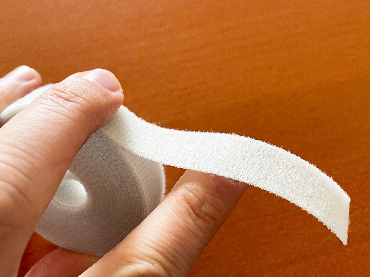 写真だと分かりにくいですが1.5cmごとにミシン目が入っています