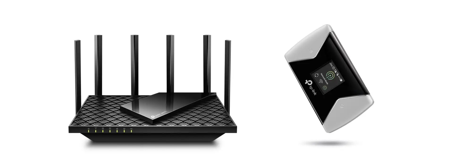 「Archer AXE75」（左）と、「M7450」（右）