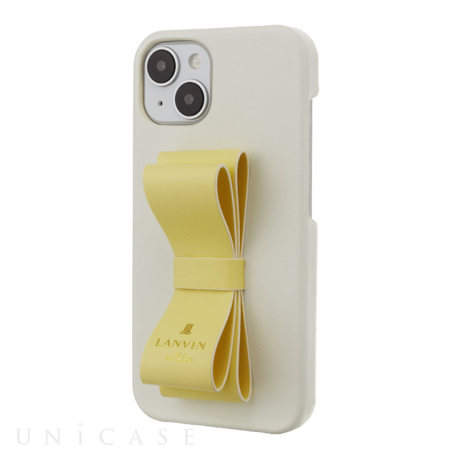 <a href="https://unicase.jp/iphone-goods/case/91987.html" class="strong bn" target="_blank">【iPhone14 ケース】Slim Wrap Case Stand ＆ Ring Ribbon (Vintage White/Lemon Yellow)</a>
