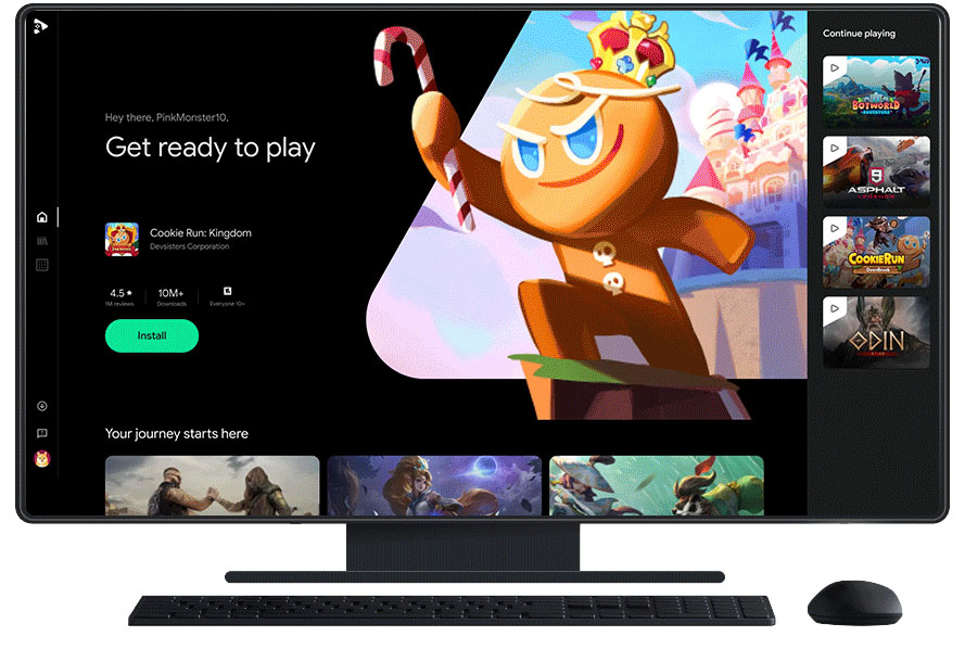 「Google Play Games on PC」でマルチプラットフォーム展開ができる