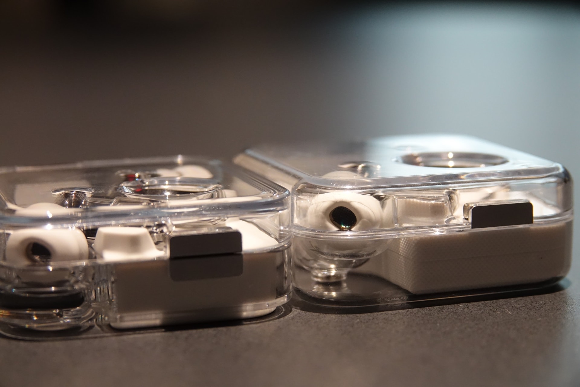 左＝Ear (2)。右＝Ear (1)。