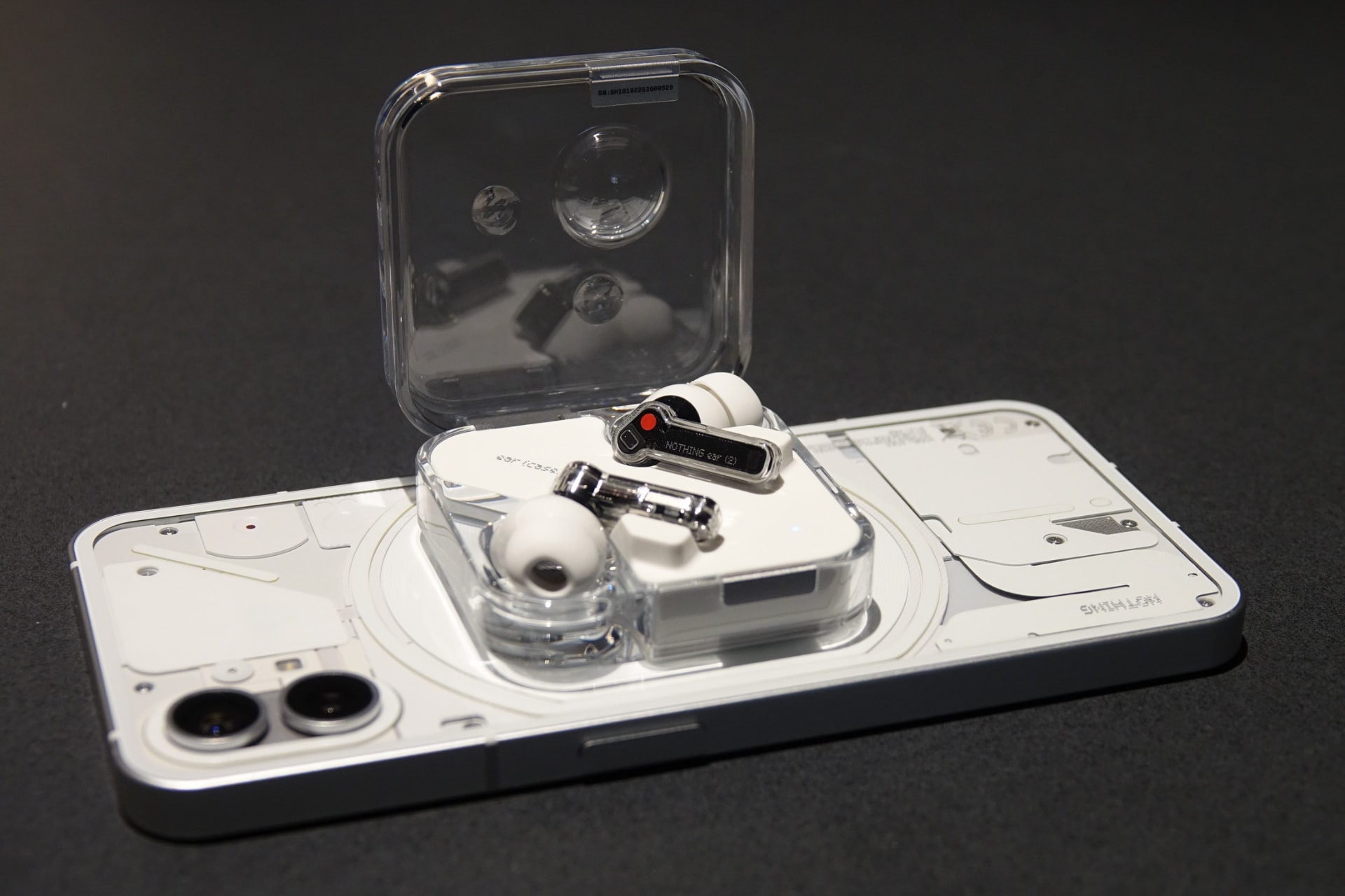 左＝Ear (2)。右＝Ear (1)。