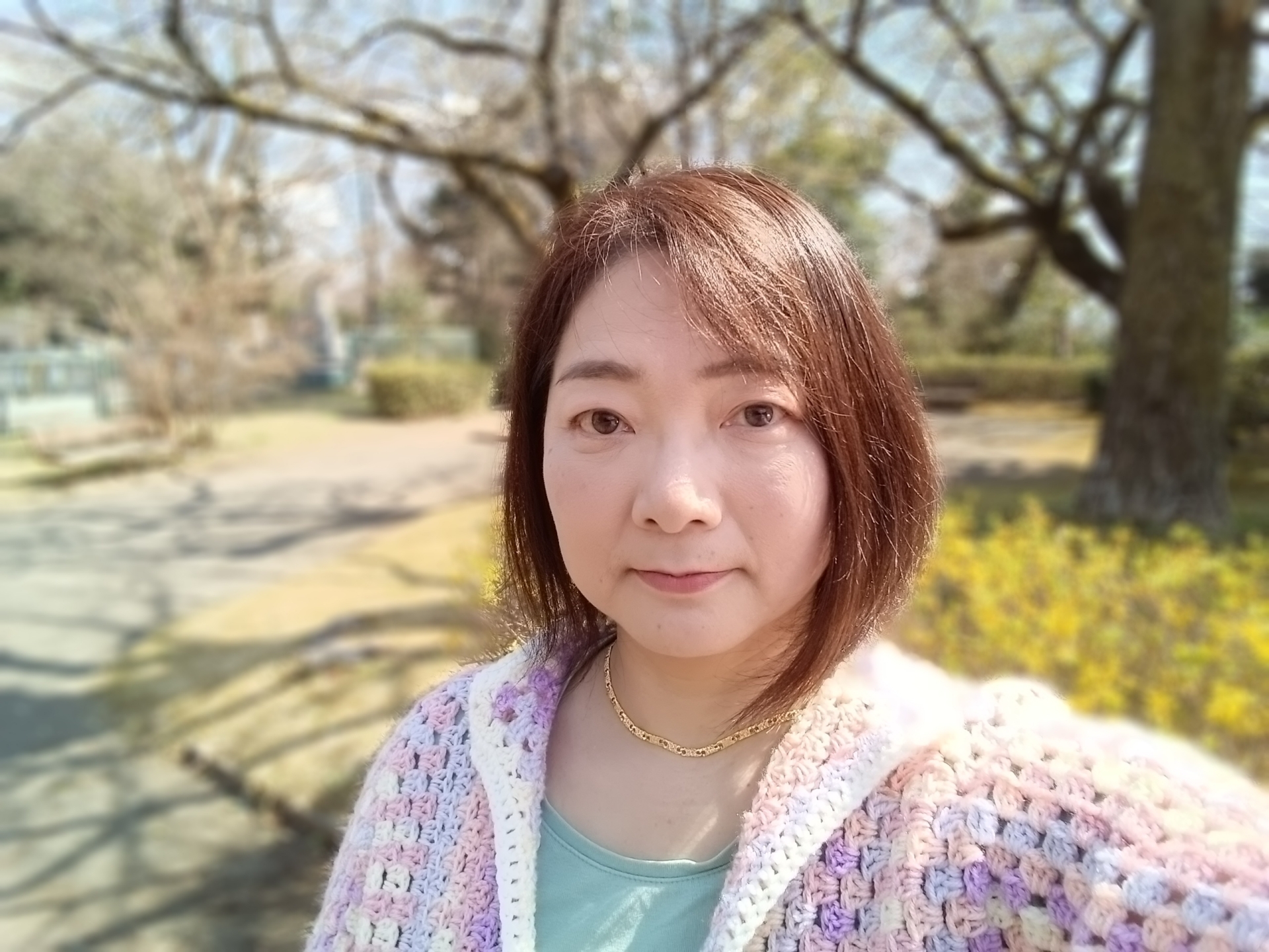 Libero 5G IIIのインカメラ使用。「ミラー」をオフにしたほかはデフォルトのままだ