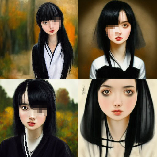 Midjourney V2によるもの。部分的に「記事に掲載するにはそぐわない描写」と思われる箇所があったので、モザイクで処理している。