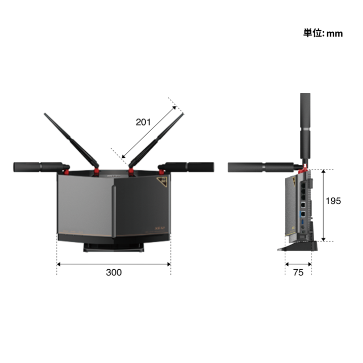 バッファロー、フラッグシップの「Wi-Fi 6E」ルーターを5月上旬発売