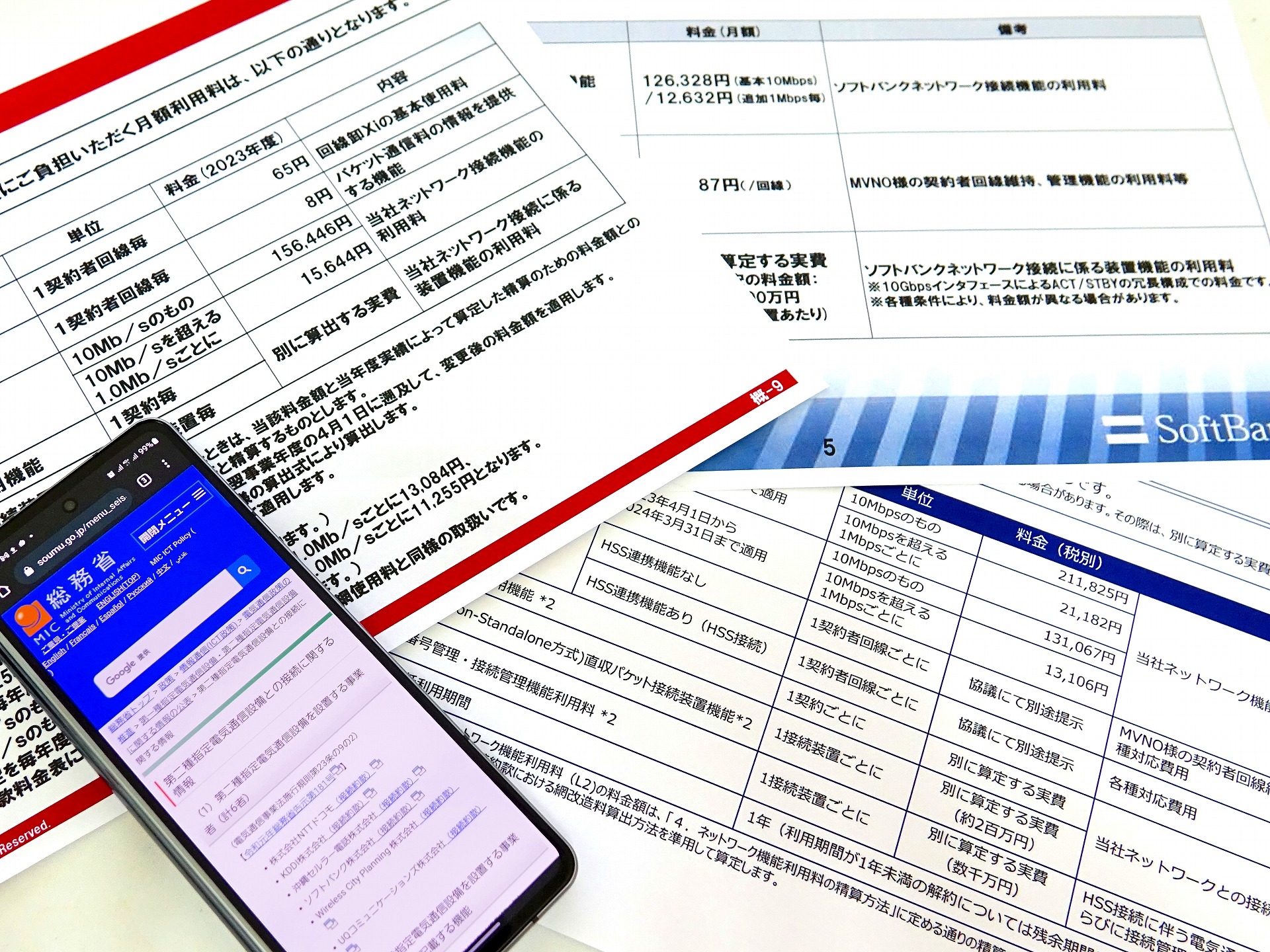 相互接続の義務がある大手3社が届け出を提出し、23年度の接続料が出そろった。それぞれの接続料は約款やMVNO向けの資料に記載されている