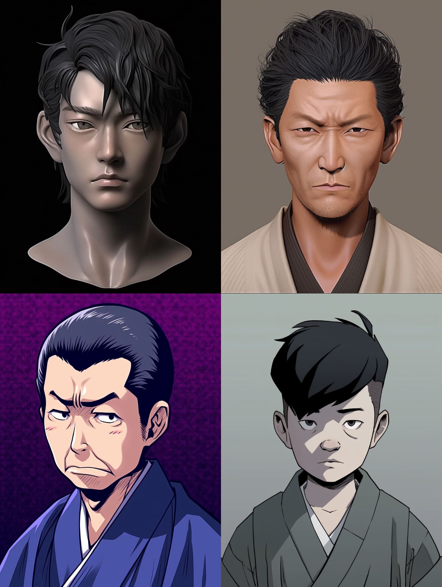 40代男性。クールに微笑んでくれた。