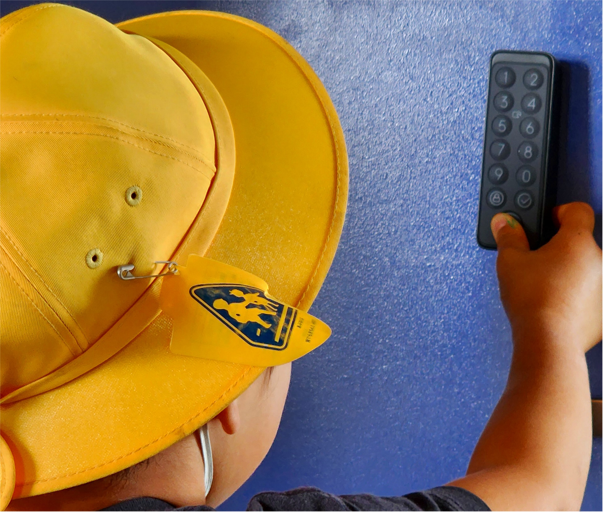 子どもの指紋でもロック解除は正常に動作した