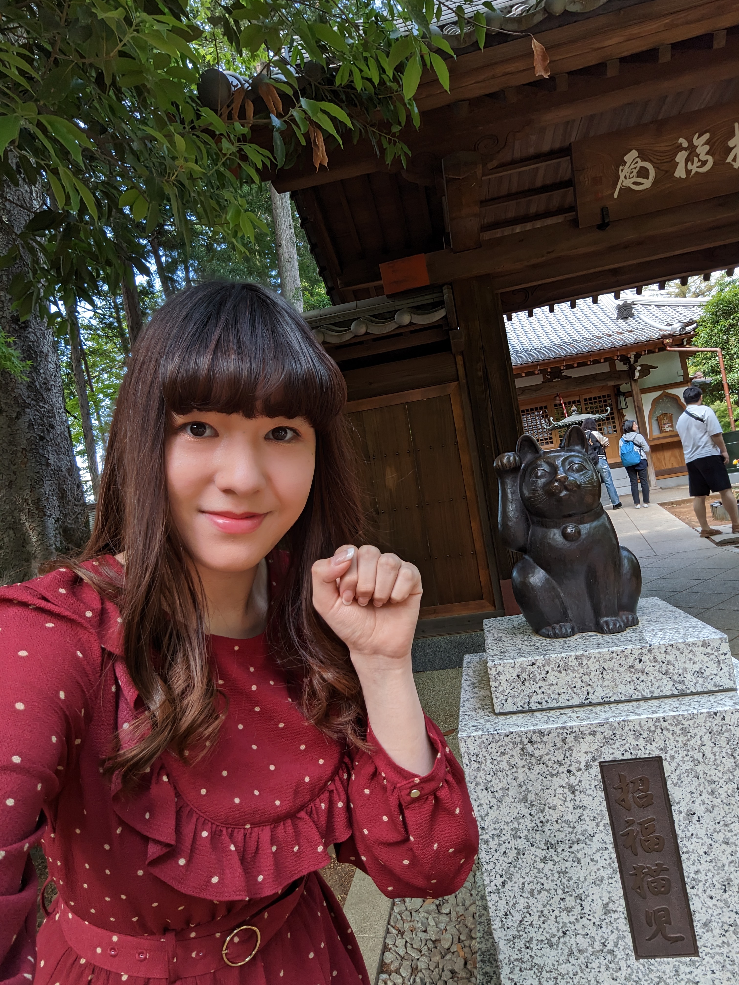 インカメラで撮影。固定フォーカスのため、全体にピントが合った仕上がり。撮影モードを切り替えれば、ポートレートでも撮影可能