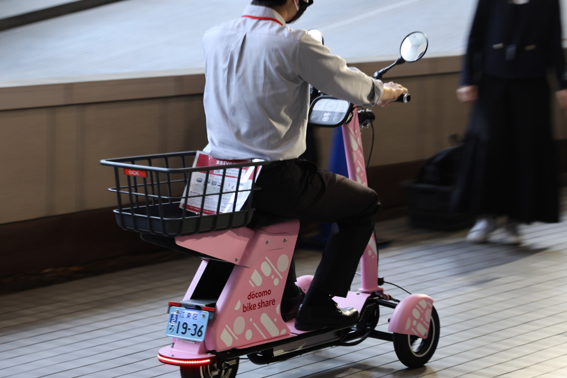 実際に走行しているようす