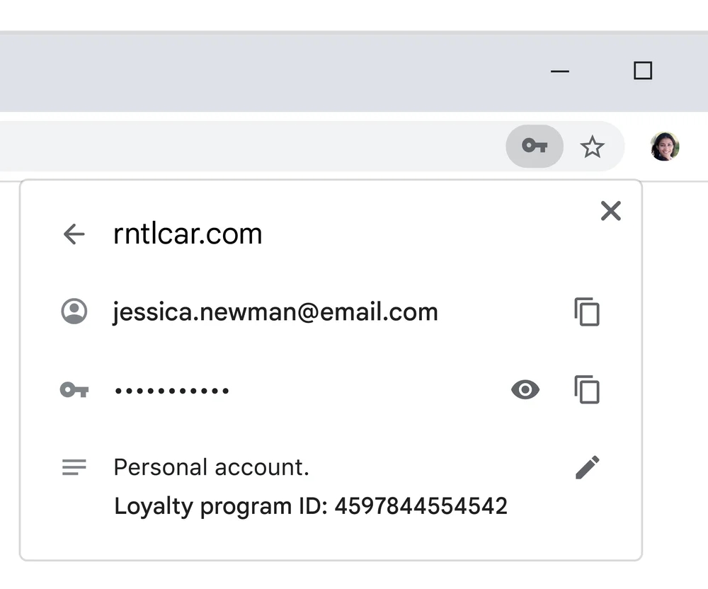 アカウント情報にメモ機能