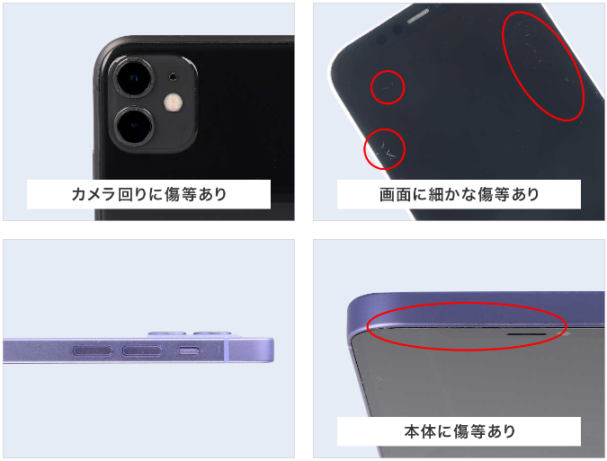 ランク「B」（傷や汚れがあり使用感があるが、基本性能には問題ない）